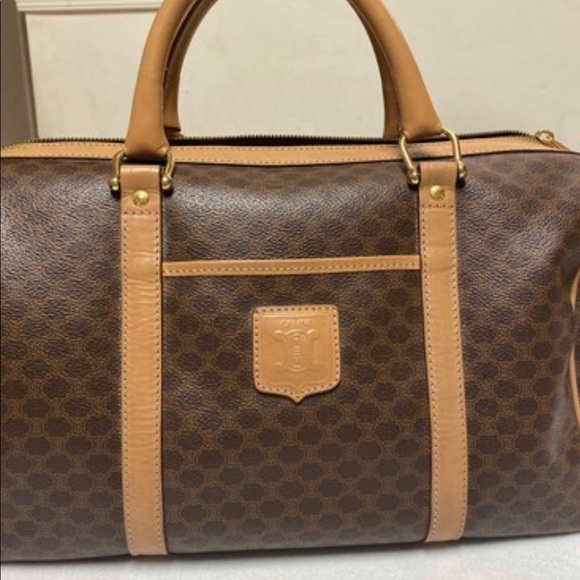 Celine Boston Handbag Macadam Brown - Picture 12 of 12